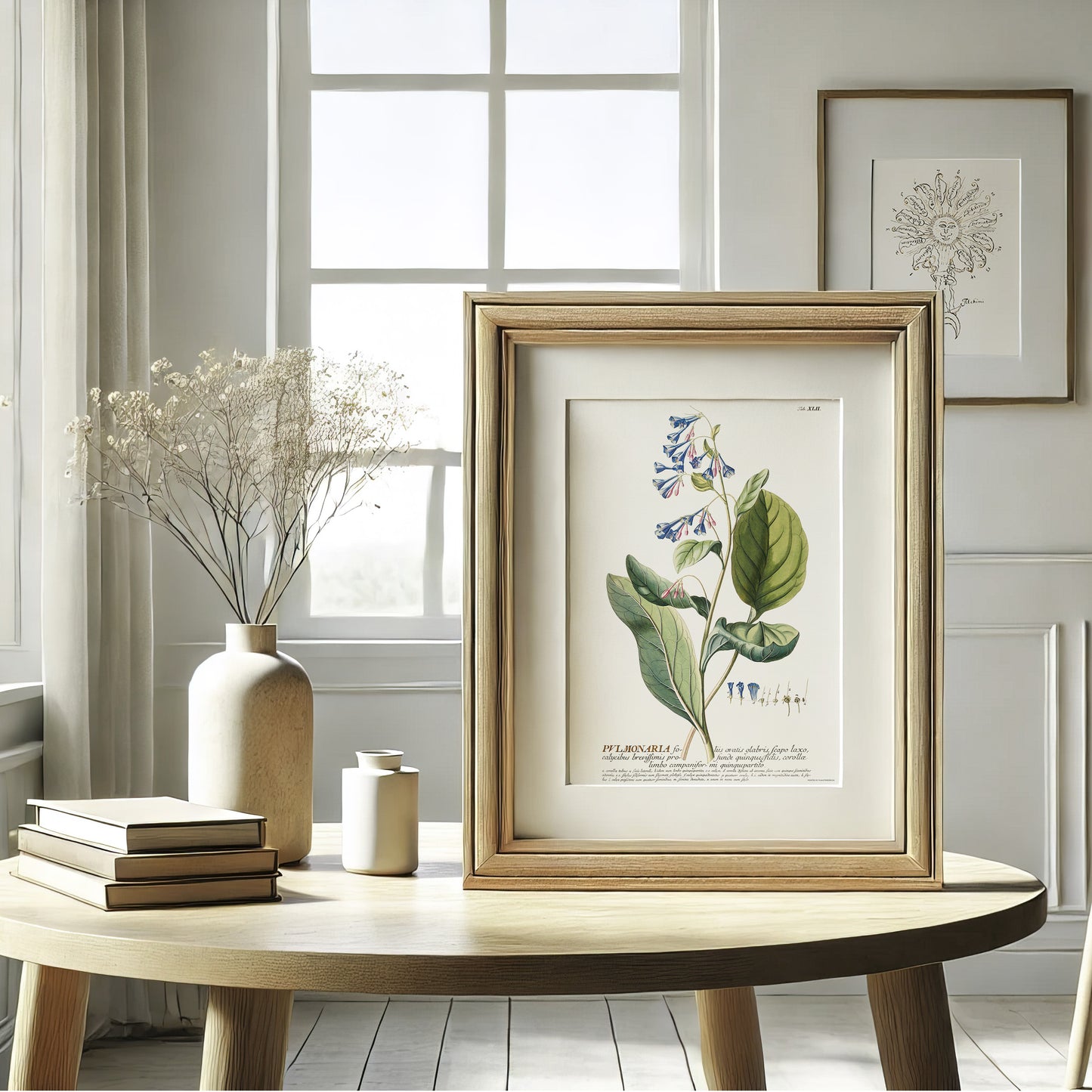 Vintage Virginia Bluebells - 1756 Botanical Print from Plantae Selectae