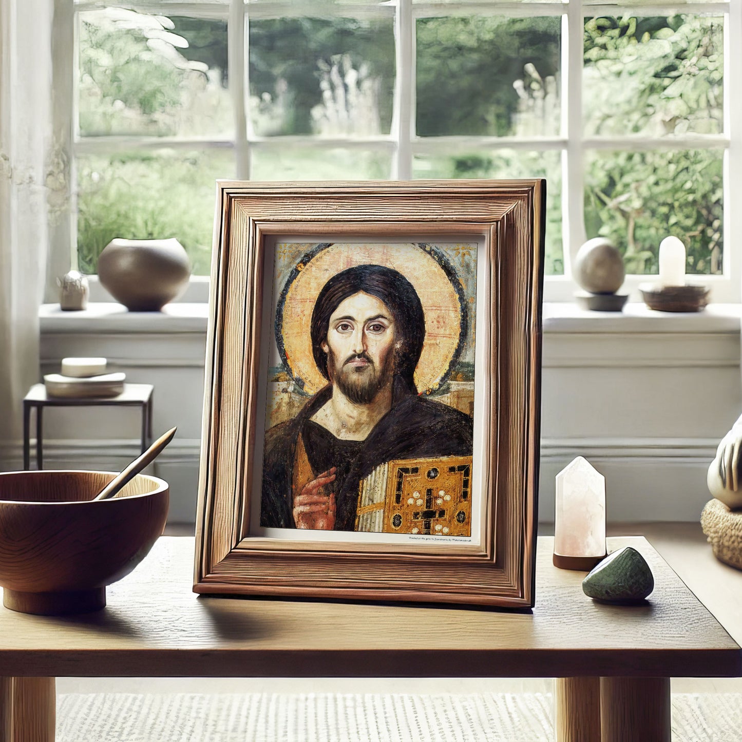 Christ Pantocrator – 6th-Century Icon Poster from Saint Catherine's Monastery, Mount Sinai