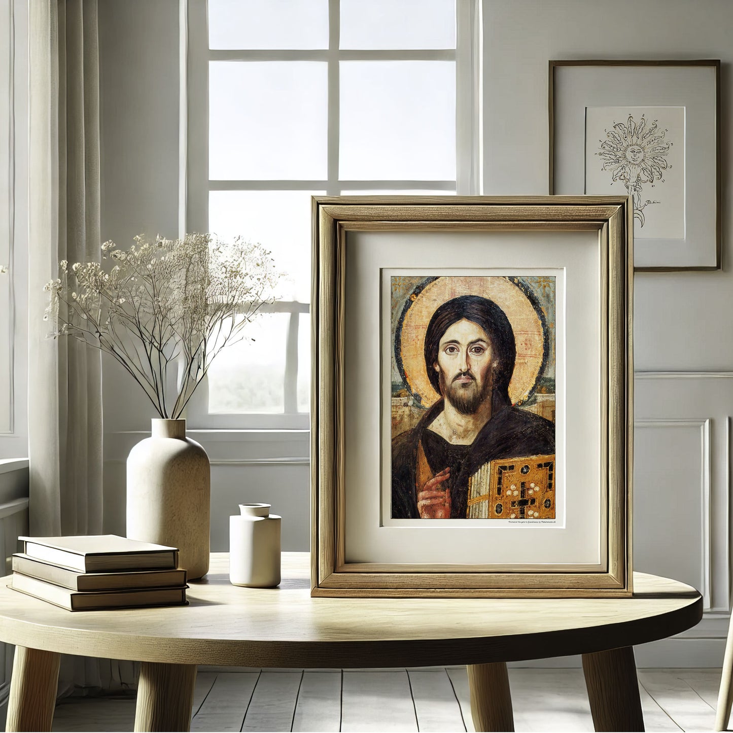 Christ Pantocrator – 6th-Century Icon Poster from Saint Catherine's Monastery, Mount Sinai