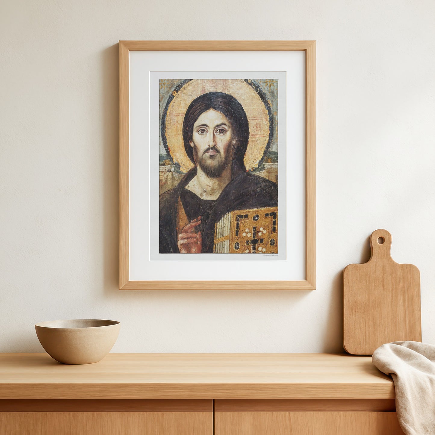 Christ Pantocrator – 6th-Century Icon Poster from Saint Catherine's Monastery, Mount Sinai