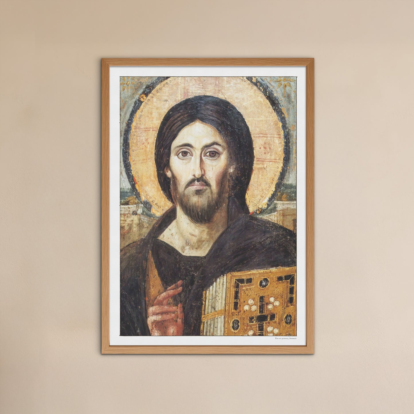 Christ Pantocrator – 6th-Century Icon Poster from Saint Catherine's Monastery, Mount Sinai