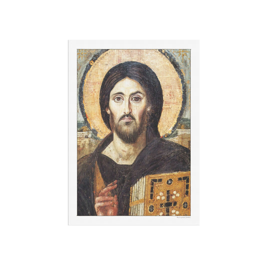 Christ Pantocrator – 6th-Century Icon Poster from Saint Catherine's Monastery, Mount Sinai