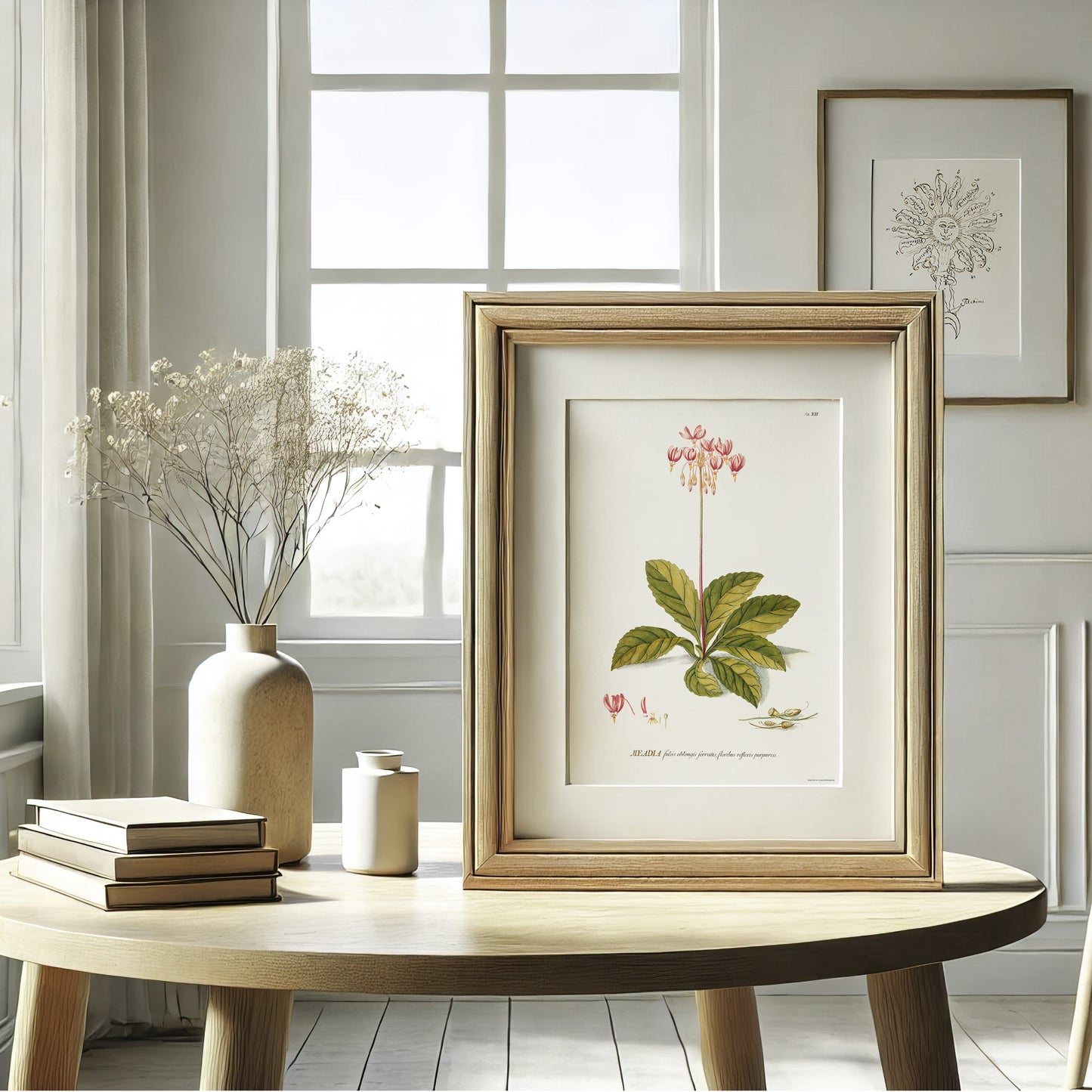 Vintage Shooting Star Flower Botanical Print – 1751 Plantae Selectae Illustration