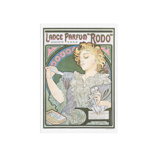 Lance Parfum "Rodo" by Alphonse Mucha – 1896 Vintage Art Nouveau Perfume Poster