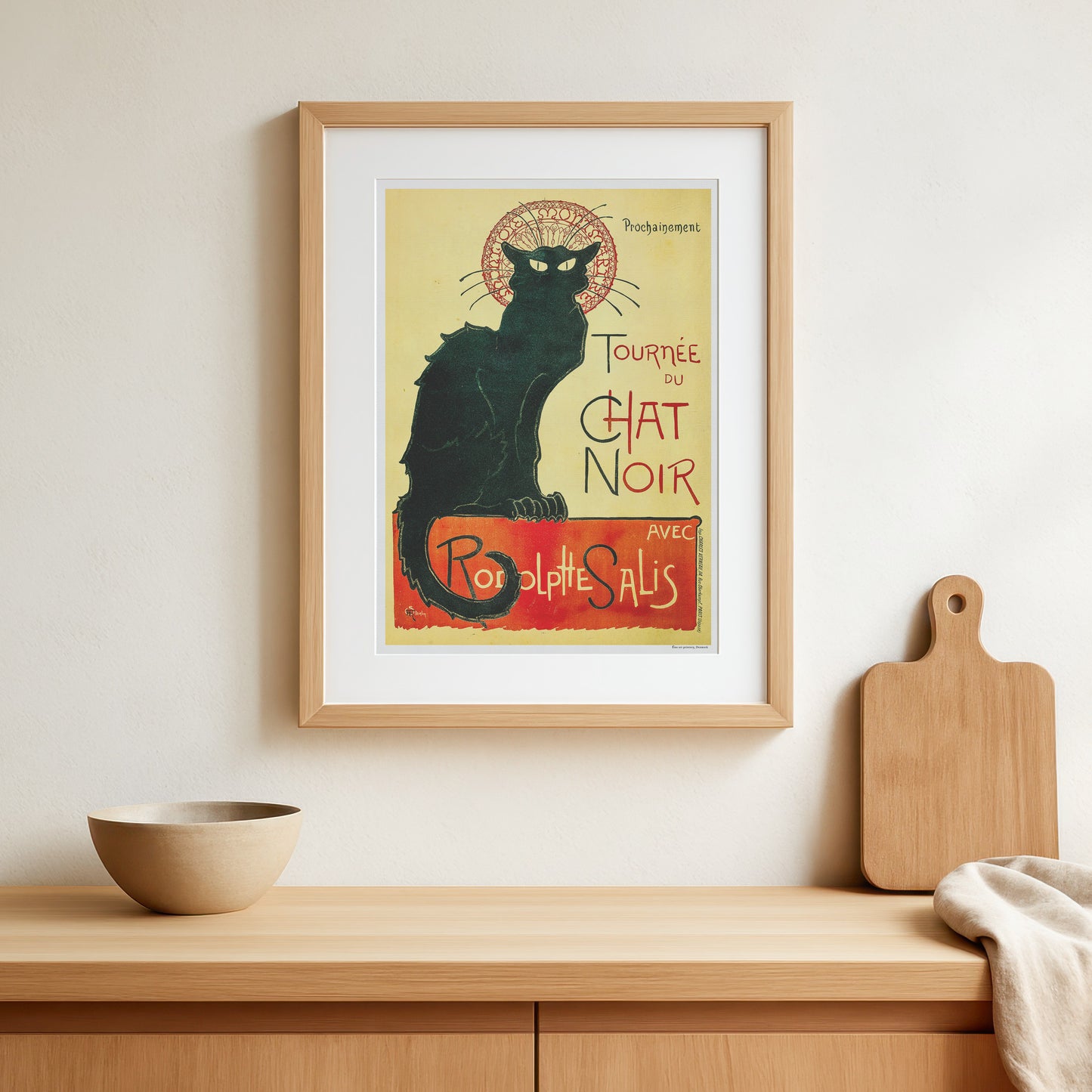 Vintage Le Chat Noir Poster - Théophile-Alexandre Steinlen (1896)